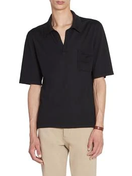 Yves Saint Laurent | Cassandre Polo Shirt in Wool