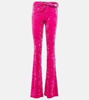 Versace | Flared velvet pants