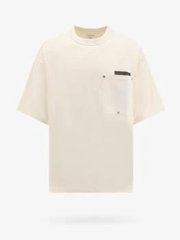 Bottega Veneta | Cotton t-shirt with leather detail
