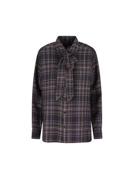 Yves Saint Laurent | Saint Laurent Cassandre Tartan Button-Up Shirt