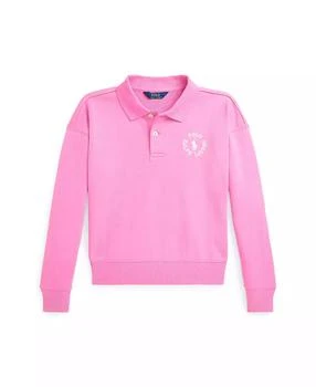 Big Girls Logo French Terry Polo Sweatshirt