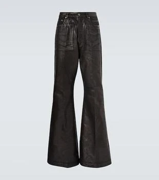 Rick Owens | Coated wide-leg jeans