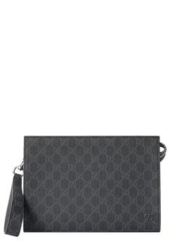 Gucci | Gucci GG Detailed Zipped Clutch Bag
