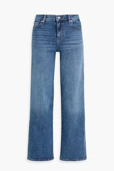 FRAME Le Slim Palazzo high-rise wide-leg jeans