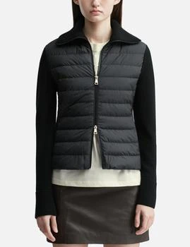 Moncler | Padded Wool Zip-Up Cardigan