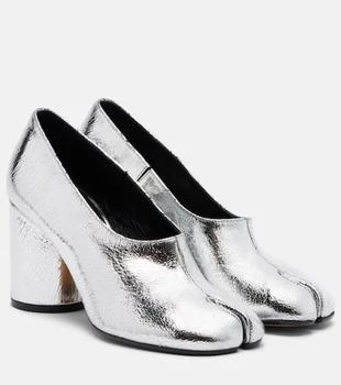 MAISON MARGIELA | Tabi 80 metallic leather pumps