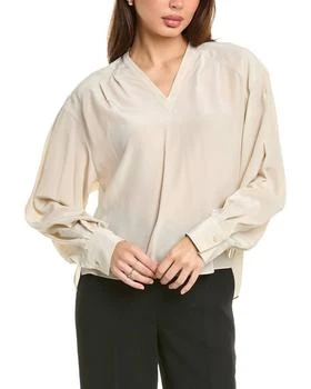 Brunello Cucinelli | Silk Blouse In Beige