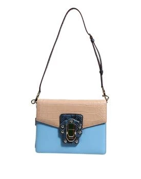Dolce & Gabbana | blue Exotic Leather LUCIA Crossbody Women's Bag
