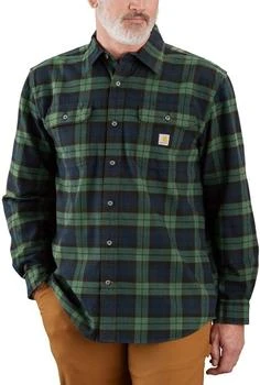 Carhartt Carhartt Men's Loose Fit Heavyweight Flannel Long-Sleeve Plaid Shirt
