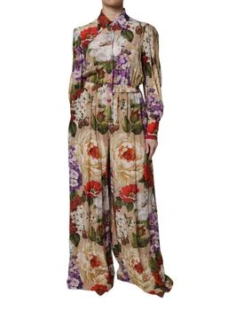 Dolce & Gabbana | Floral Wide Leg Jumpsuit Women's Dress