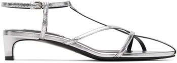 Jil Sander | Silver Cage Low Heels