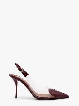 Alaia | Leather and PVC Slingbacks 90