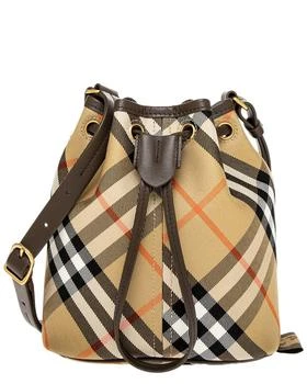 Burberry | Check Mini Leather Bucket Bag