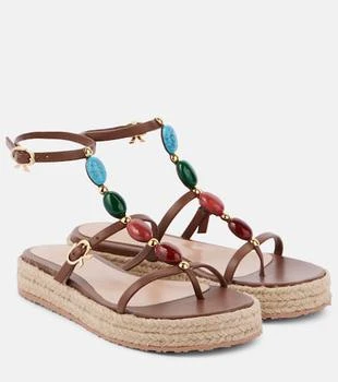 Gianvito Rossi | Shanti leather espadrille sandals