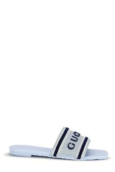 Gucci | Gucci Logo Lettering Slip-On Slides