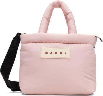 Marni | Pink Puff East/West Tote