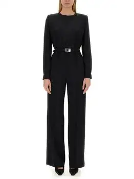 Gucci | Gucci Satin Square G Belt Jumpsuit
