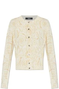 Versace | Versace Crewneck Button-Up Cardigan