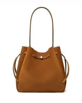 Tory Burch Romy Large Suede Hobo Bag