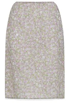 Prada | Prada Flora-Printed Midi Skirt