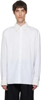 Dries Van Noten | White Sequins Shirt