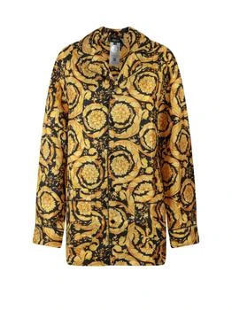 Versace | Versace Baroque Pattern Long Sleeved Pajama Top