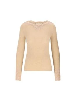 Valentino | Valentino Lace Detailed Long-Sleeved Jumper