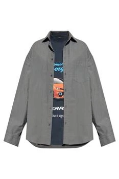 Balenciaga | Gucci Layered Long-Sleeve Shirt