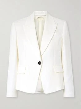 Brunello Cucinelli | Bead-embellished Twill Blazer  - IT48