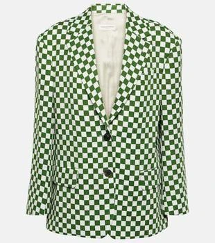 Dries Van Noten | Checked single-breasted blazer