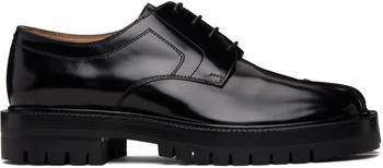 MAISON MARGIELA | Black Tabi Lace-Up Derbys