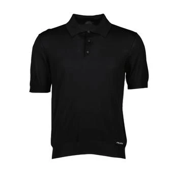 Prada | Prada Logo-Jacquard Short-Sleeved Polo Shirt