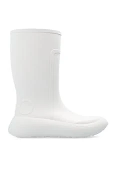 Salvatore Ferragamo | Women's Rain Boots With Logo In White