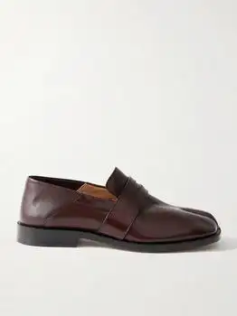 MAISON MARGIELA | Tabi Split-toe Collapsible-heel Leather Loafers - IT35