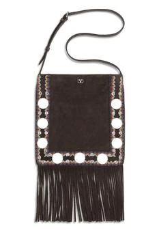 Valentino | Valentino Nellcôte VLogo Signature Fringed Shoulder Bag