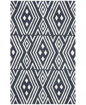 Ralph Lauren | Imani Geometric LRL6609N Slate 8' X 10' Area Rug