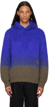 Burberry | Blue & Gray Gradient Hoodie