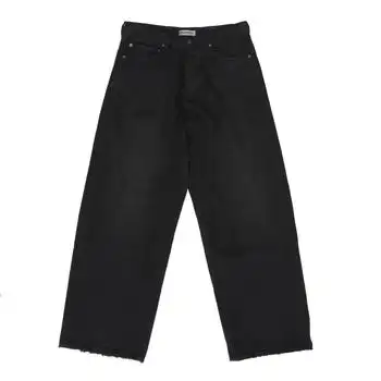 Balenciaga | Balenciaga Logo Patch Frayed Edge Jeans