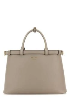 Prada | Prada Logo-Stamp Belted Medium Handbag