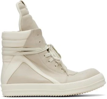 Rick Owens | Off-White Temple Geobasket Sneakers