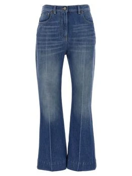 Valentino | Valentino Logo Patch Flared Jeans