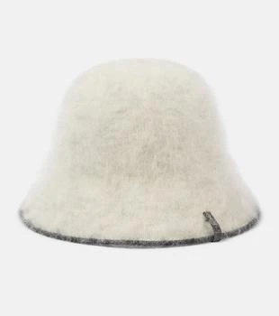 Brunello Cucinelli | Knitted mohair-blend cloche hat