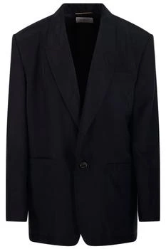 Yves Saint Laurent | Saint Laurent Single-Breasted Long-Sleeved Blazer