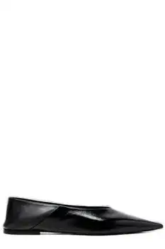 Yves Saint Laurent | Saint Laurent Nour Pointed Toe Slip-On Flat Shoes