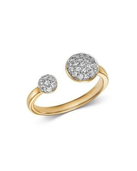 Bloomingdale's | Pavé Diamond Open Ring in 14K Yellow Gold, 0.25 tcw