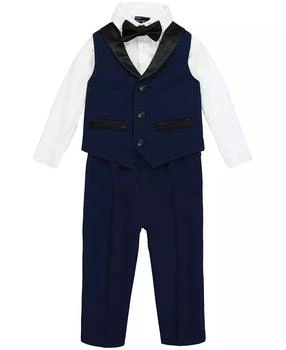 Baby Boys Tuxedo Vest 4-Piece Set