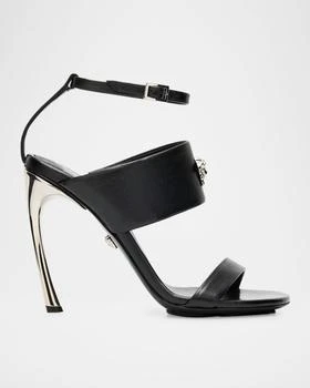 Versace | Pincer La Medusa Leather Sandals
