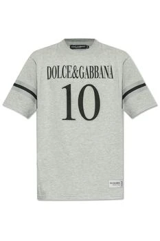 Dolce & Gabbana | Dolce & Gabbana Logo Printed Crewneck T-Shirt