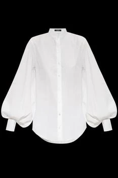 Balmain | Balmain Button-Up Puff Sleeved Poplin Shirt