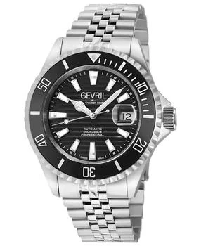 Gevril | Men's Chambers Swiss Automatic Silver-Tone Stainless Steel Watch